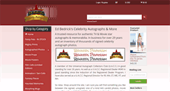 Desktop Screenshot of edbedrickautographs.com