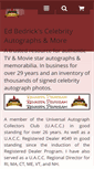 Mobile Screenshot of edbedrickautographs.com